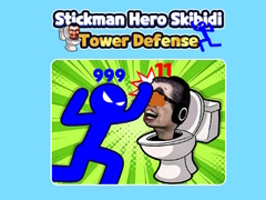 Peli Stickman Hero Skibidi Tower Defense 