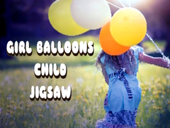 Peli Girl Balloons Child Jigsaw