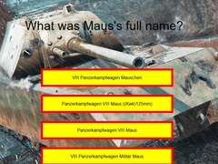 Peli Tank Quiz: Maus