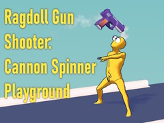 Peli Ragdoll Gun Shooter: Cannon Spinner Playground