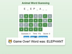 Peli Animal Word Guessing Game