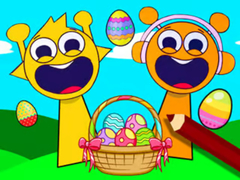 Peli Coloring Book: Sprunki Incredibox Easter