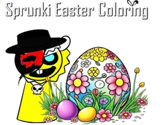 Peli Sprunki Easter Coloring