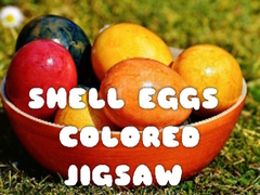 Peli Shell Eggs Colored Jigsaw