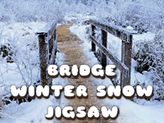 Peli Bridge Winter Snow Jigsaw