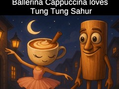 Peli Ballerina Cappuccina loves Tung Tung Sahur