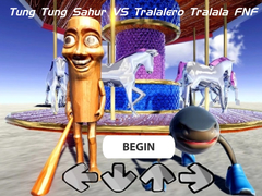 Peli Tung Tung Sahur VS Tralalero Tralala FNF