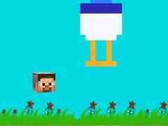 Peli Chicken Jockey Flappy Minecraft