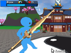 Peli Obby Stickman  On Swords