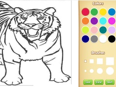 Peli Tiger Coloring Book