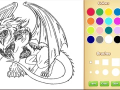 Peli Dragon Chimera Coloring Book