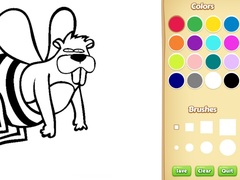 Peli Funny Animal Coloring Book for Kids