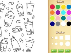 Peli Cute Boba Coloring Book for Kids