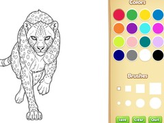 Peli Wild Animals Coloring Book