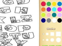 Peli Alphabet Animal Coloring Book for Kids