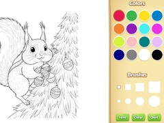 Peli Christmas Animal Coloring Book for Kids