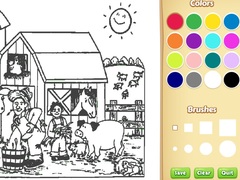 Peli Farm Coloring Book For Kids