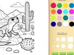 Peli Desert Animals Coloring Book for Kids