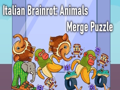 Peli Italian Brainrot: Animals Merge Puzzle