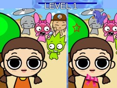 Peli Sprunki and Squid Game Difference