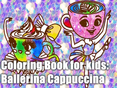 Peli Coloring Book for kids: Ballerina Cappuccina 