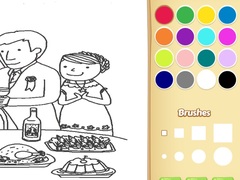 Peli Wedding Coloring Book for Kids