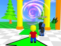 Peli Roblox: The Floor is LAVA Challenge