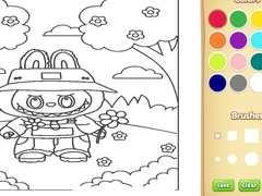 Peli Labubu Coloring Book For Kids