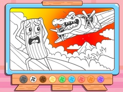 Peli Coloring Book: Bombardino Crocodilo