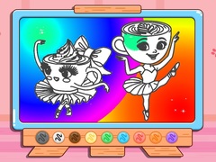Peli Coloring Book: Ballerina Cappuccin