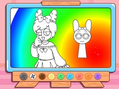 Peli Coloring Book: Pinki Sprunki Makeover