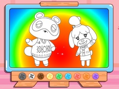 Peli Coloring Book: Animal Crossing