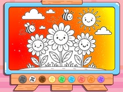 Peli Coloring Book: Happy Flower