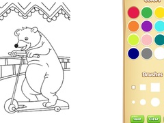 Peli Circus Animals Coloring Book