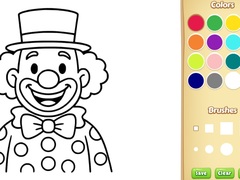 Peli Clown Coloring Book