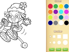 Peli Clown Coloring Pages