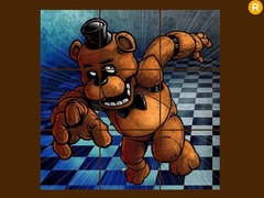 Peli Fnaf Freddy Sliding Puzzle