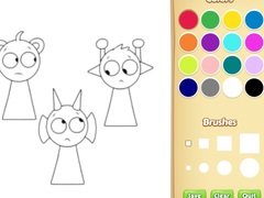 Peli Sprunki Coloring Pages