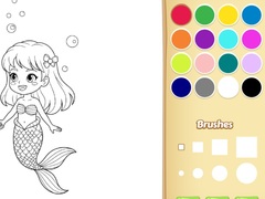 Peli Mermaid Coloring Book For Kids
