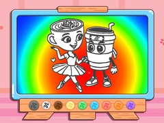 Peli Coloring Book: Cappuccina Assassino Love Story