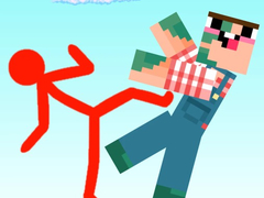 Peli Red Stickman vs Craftmans