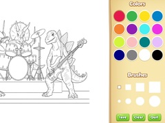 Peli Dinosaur Coloring Book For Kids