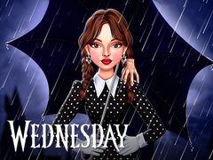 Peli Celebrity Wednesday Addams Style