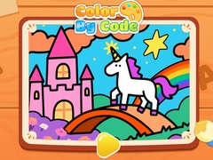 Peli Color By Code: Rainbow Unicorn