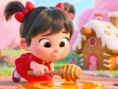 Peli Jigsaw Puzzle: Honey Girl Candy House