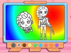 Peli Coloring Book: Kpop Rumi