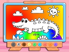 Peli Coloring Book: Crocodile