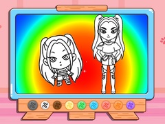 Peli Coloring Book: Mira Kpop Demon Hunters