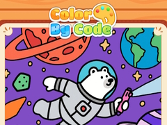 Peli Color By Code Space Bear