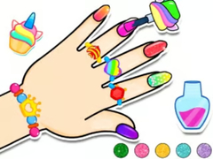 Peli Coloring Book: Nail Art & Bracelet Diy